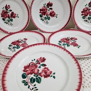 Old plates - Badonviller earthenware