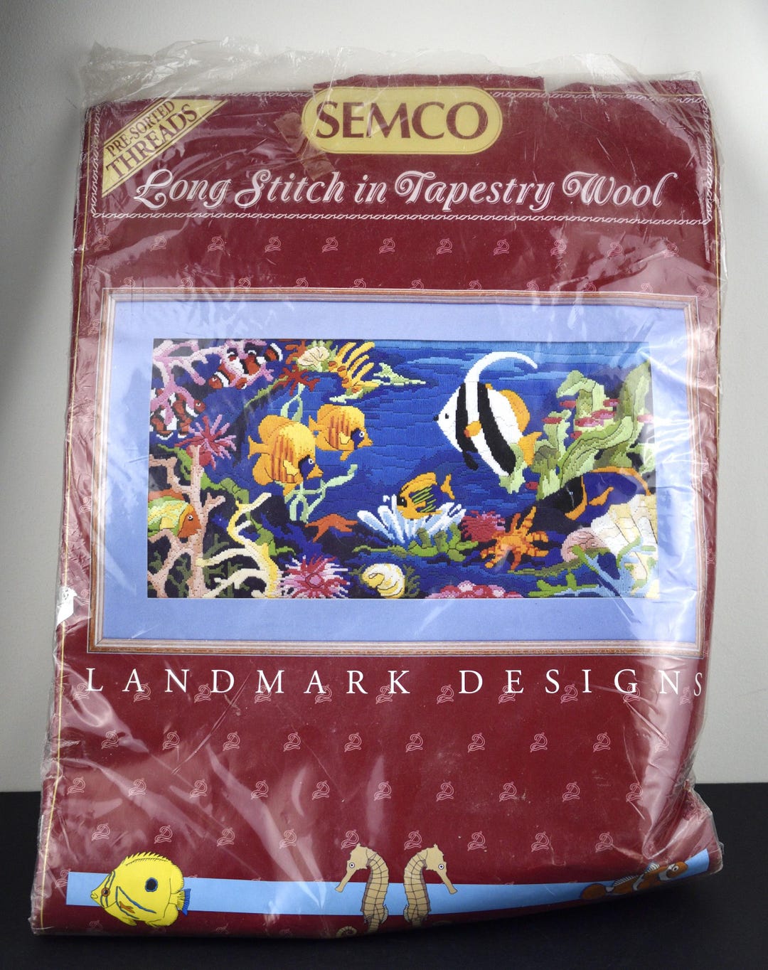Semco Design Semco Landmark Designs the Great Barrier Reef Long Stitch Kit - Wool ...