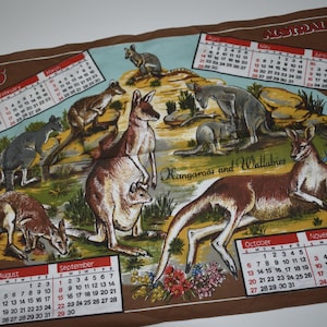 1985 cloth calendar - Etsy 日本