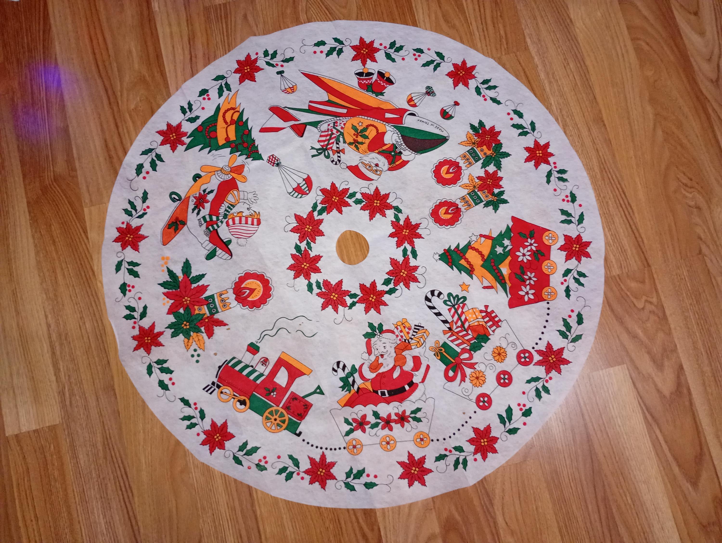 1960s christmas tree skirts - Etsy 日本