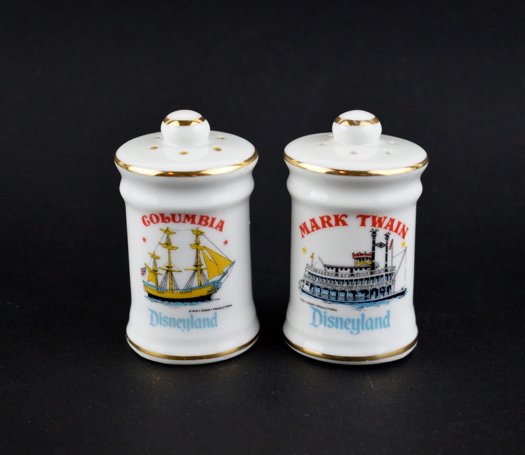Disneyland Salt & Pepper Shakers Vintage Mark Twain Columbia Etsy