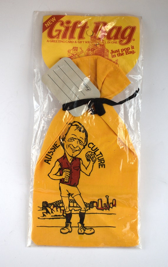 sendt øjenvipper nød Paul Hogan Gift Bag Vintage Retro Hoges Aussie Culture Man | Etsy