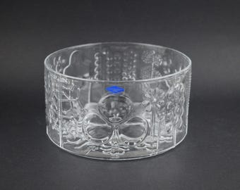 廃番レア　イッタラ　フローラ 19cm ガラス　ボウル　ヴィンテージ Iittala Flora クリア ボウル 19 cm,ヴィンテージ | Astialiisa