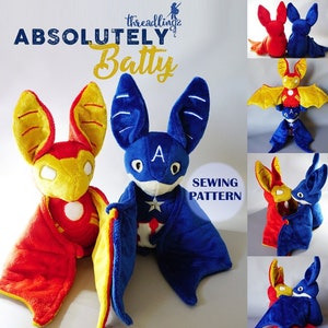 Pattern: Bat Plush Sewing Pattern & Tutorial