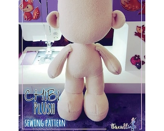Pattern : Chibi Plush Sewing Pattern & Tutorial