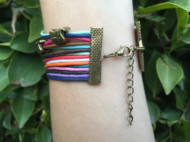 Wrap Bracelet Elephant Bracelet Multilayer Bracelet Elephant Rope Bracelet Elephant Jewelry Wristband 5 Seconds of Summer