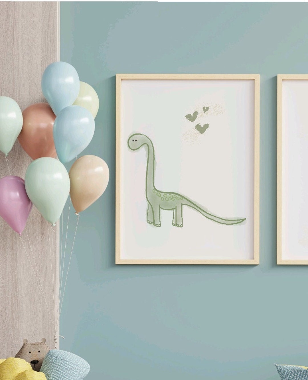 Dinosaur Nursery Print Dinosaur Baby Room Wall Art Boy Nursery Decor ...