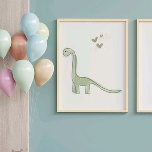 Dinosaur Nursery Print Dinosaur Baby Room Wall Art Boy Nursery Decor Dinosaur Baby Shower Gift