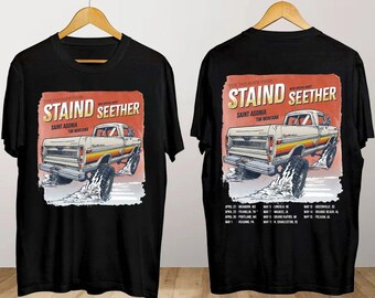 Staind 2024 Tailgate Tour Shirt, Staind Concert Shirt, Tailgate Tour 2024 Shirt, Staind Fan Gift, Staind Tour Gift