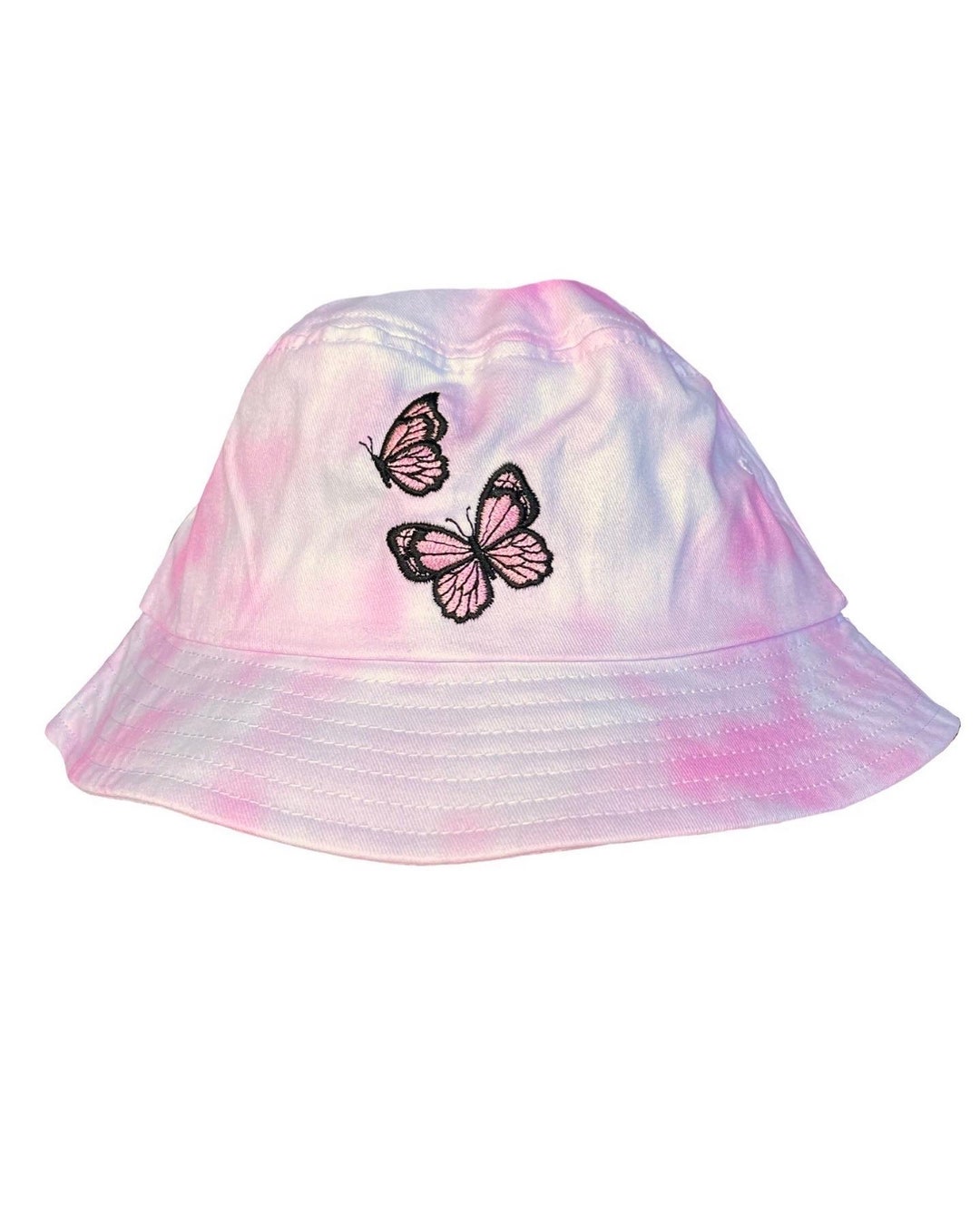 Butterfly Embroidered Bucket Hat for Men and Women Butterfly Bucket Hat