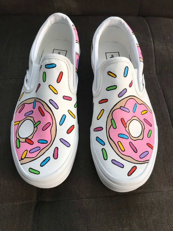 pink doughnut vans