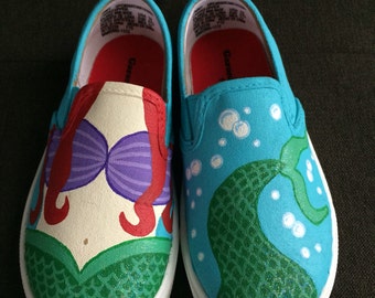 MERMAID shoes - VANS hand painted