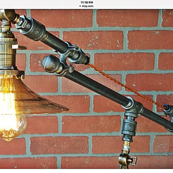 Pipe Floor Lamp Etsy