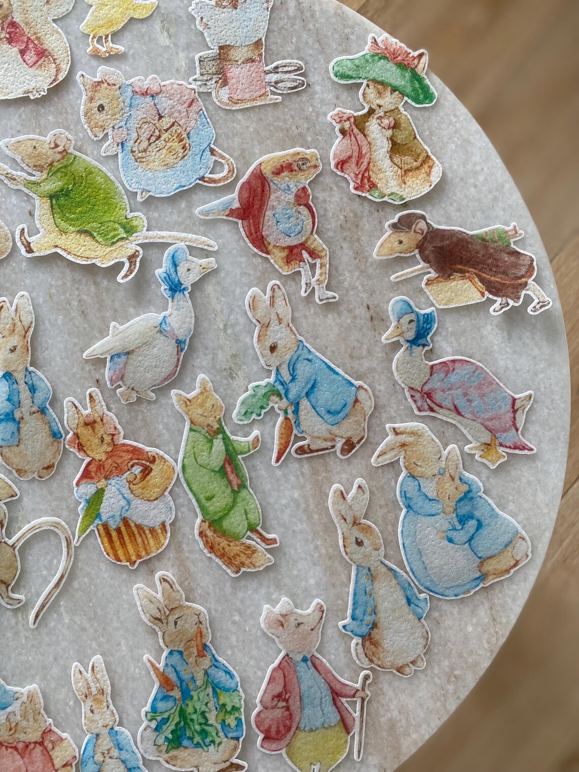 Ware Paper Rabbbit Rabbit and Friends - Custom Edible Wafer Paper - Etsy