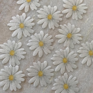 Weißes Gänseblümchen - Essbares Oblatenpapier