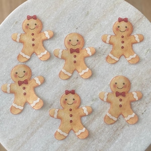 Gingerbread Couple - Custom Edible Wafer Paper