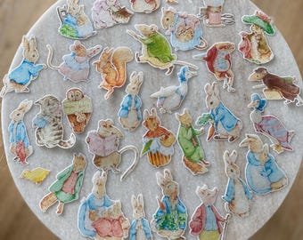 Rabbit and Friends - Custom Edible Wafer Paper