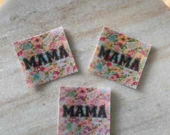 Varsity Mama (floral) - Custom Edible Wafer Paper