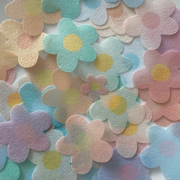 Whimsical Flowers - Custom Edible Wafer Paper