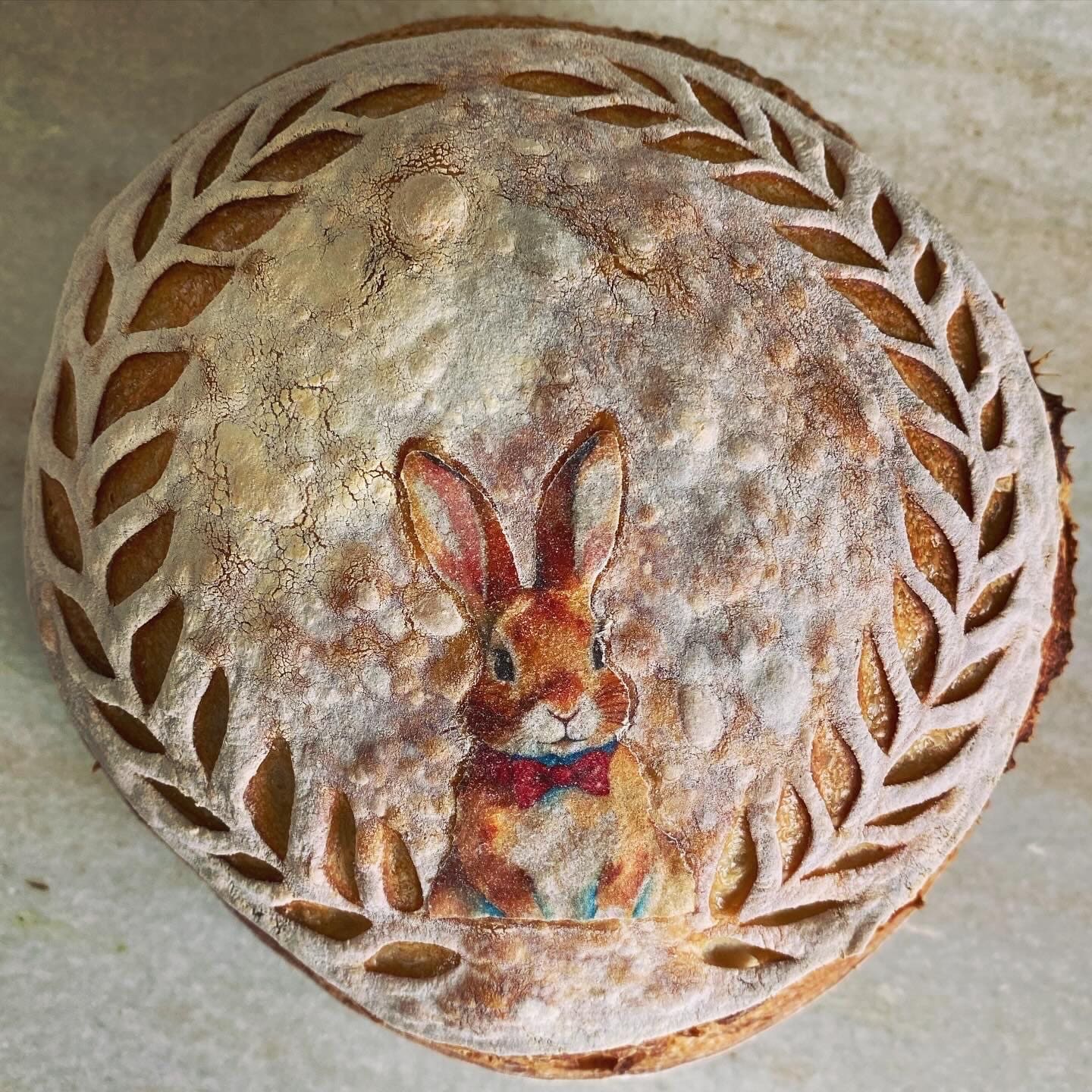 Bow Tie Bunnies - Custom Edible Wafer Paper