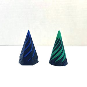 Vortex Spinner - Fidget - Passthrough - 3D Printed Toy - Impossible Cone - Spiral Fidget