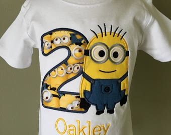 minion birthday etsy
