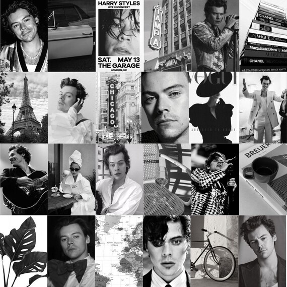 Harry Styles Photo Kit Black \u0026 White 