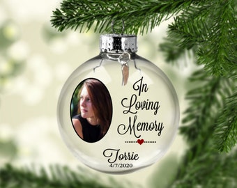 Adorno navideño de recuerdo personalizado para árbol de Navidad