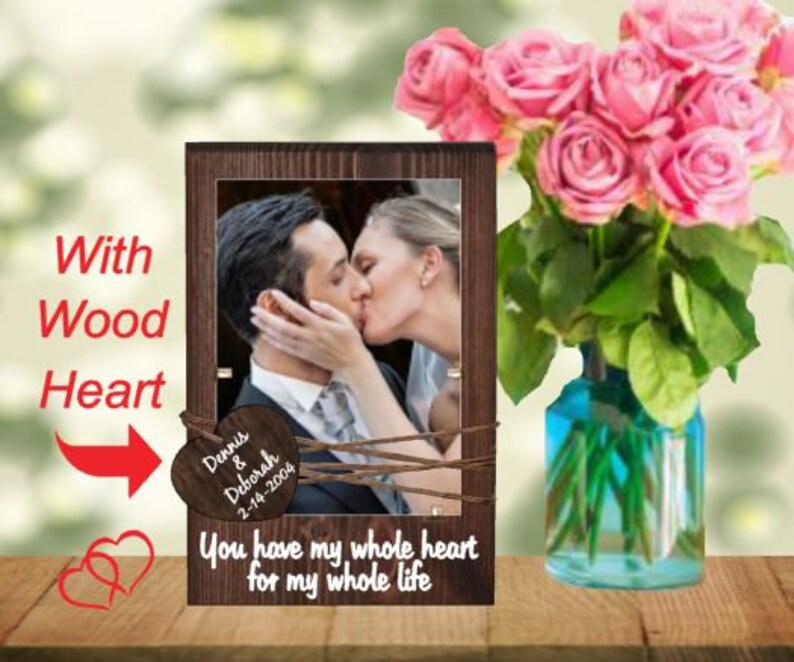 Couple picture frame boyfriend gift gift for him gift Etsy