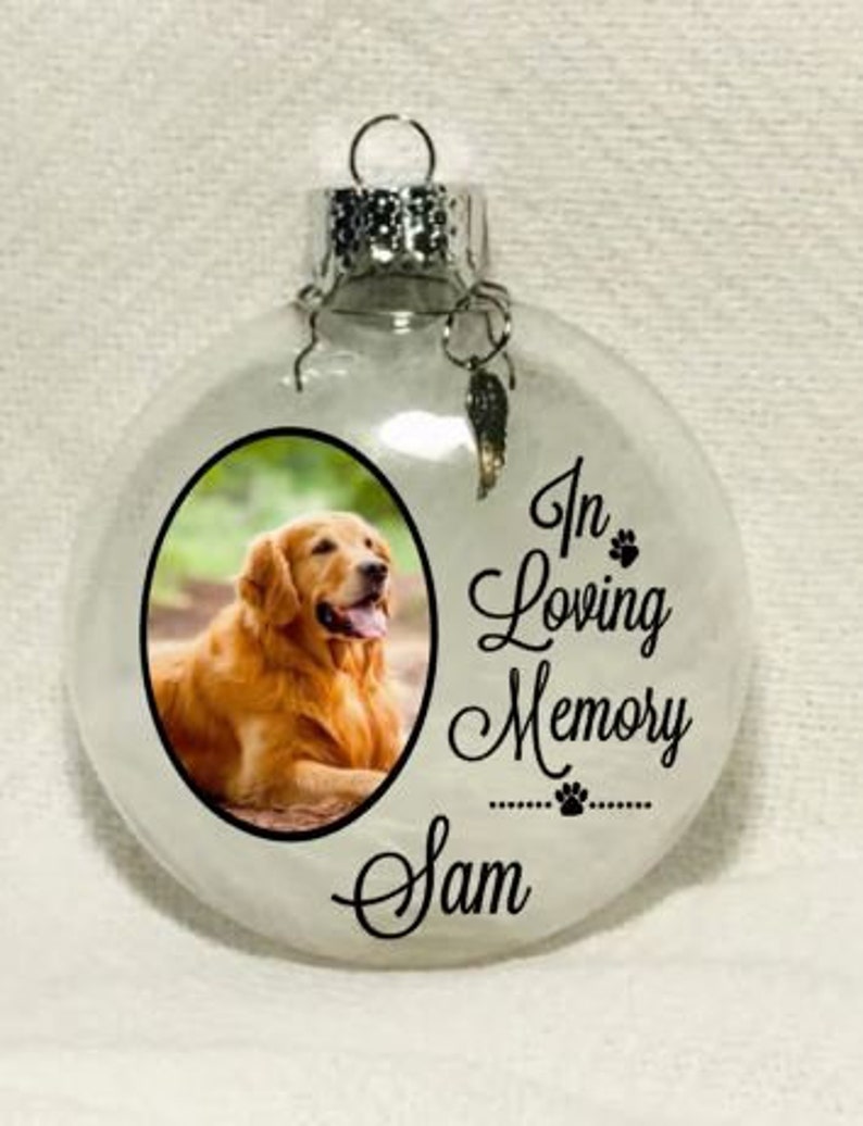 Pet loss ornament In loving memory ornament pet memorial