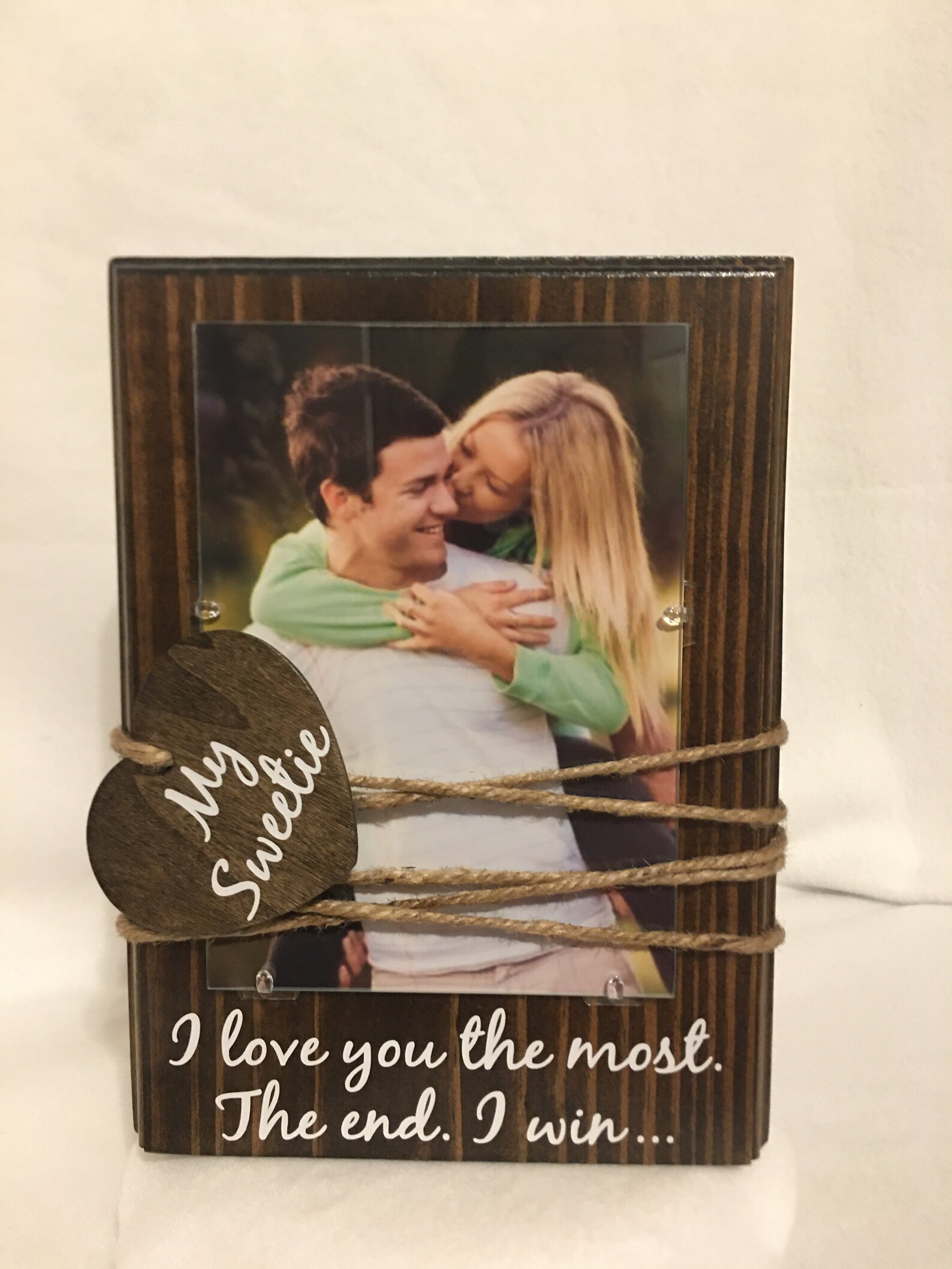 I Love You More Picture Frame I Love You Most the End I Etsy