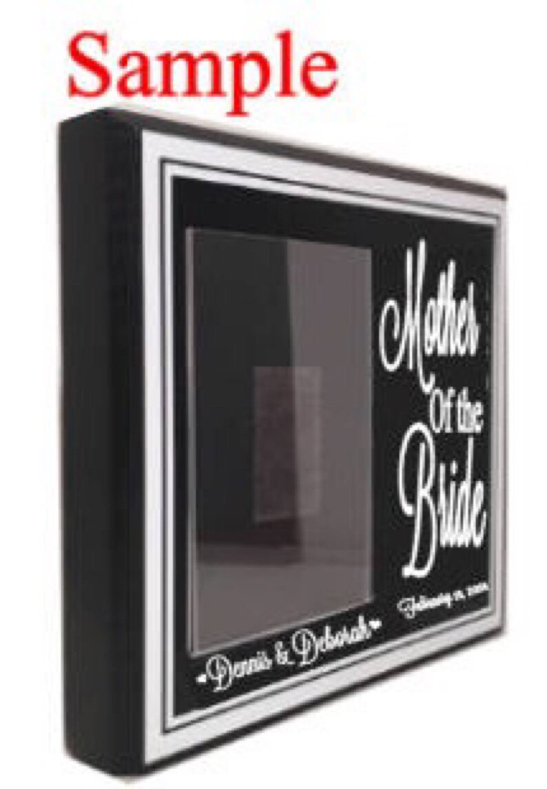 Mother of the bride picture frame mother of the bride gift Etsy