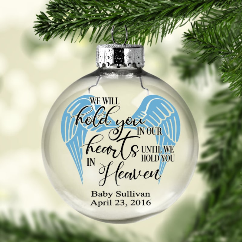 Infant Loss, Baby Loss Ornament, Personalized Infant Loss Keepsake