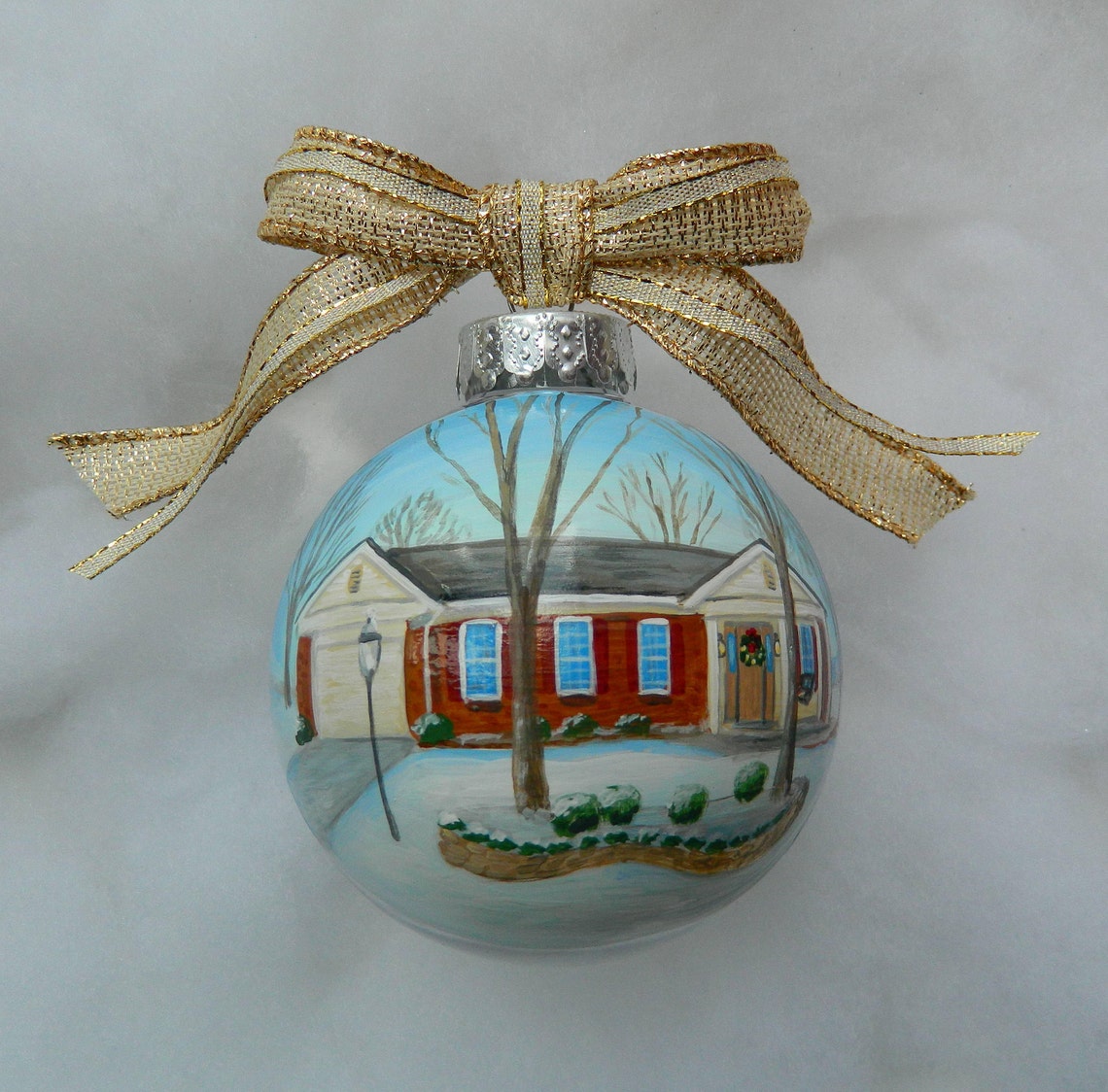 Custom House Ornament Painted Custom Home Ornament House Etsy