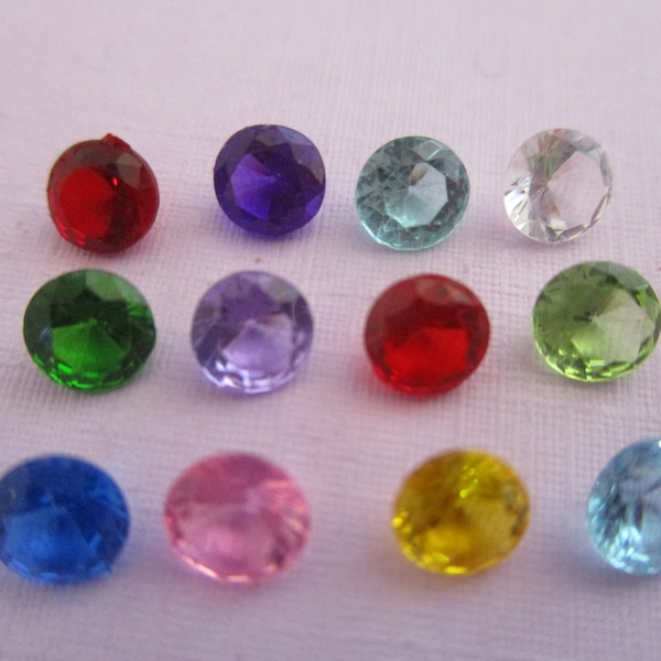 6mm Birthstone Gems ~ Crystals for Memory Lockets ~ Crystals for Floating Lockets