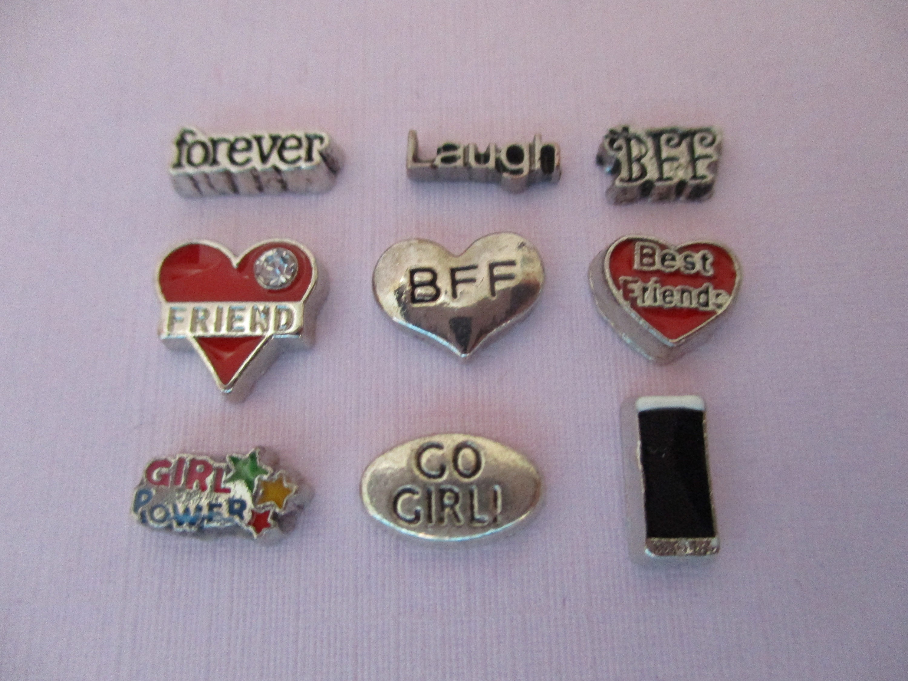 Best Friends Floating Charms Memory Locket Charms Floating - Etsy UK
