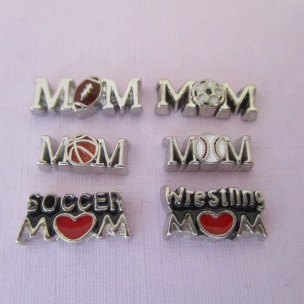 Sports Mom Floating Charms ~ Memory Locket