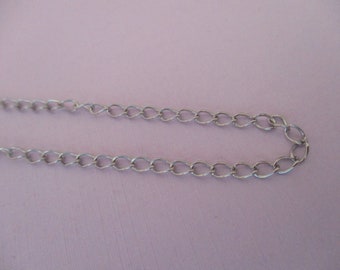 28" Stainless Steel Flat Cable Chain