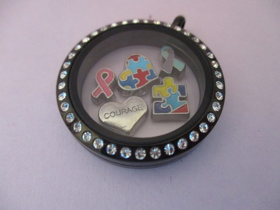 Causes/Awareness Floating Charms ~ Memory Locket Charms ~ Floating Lockets