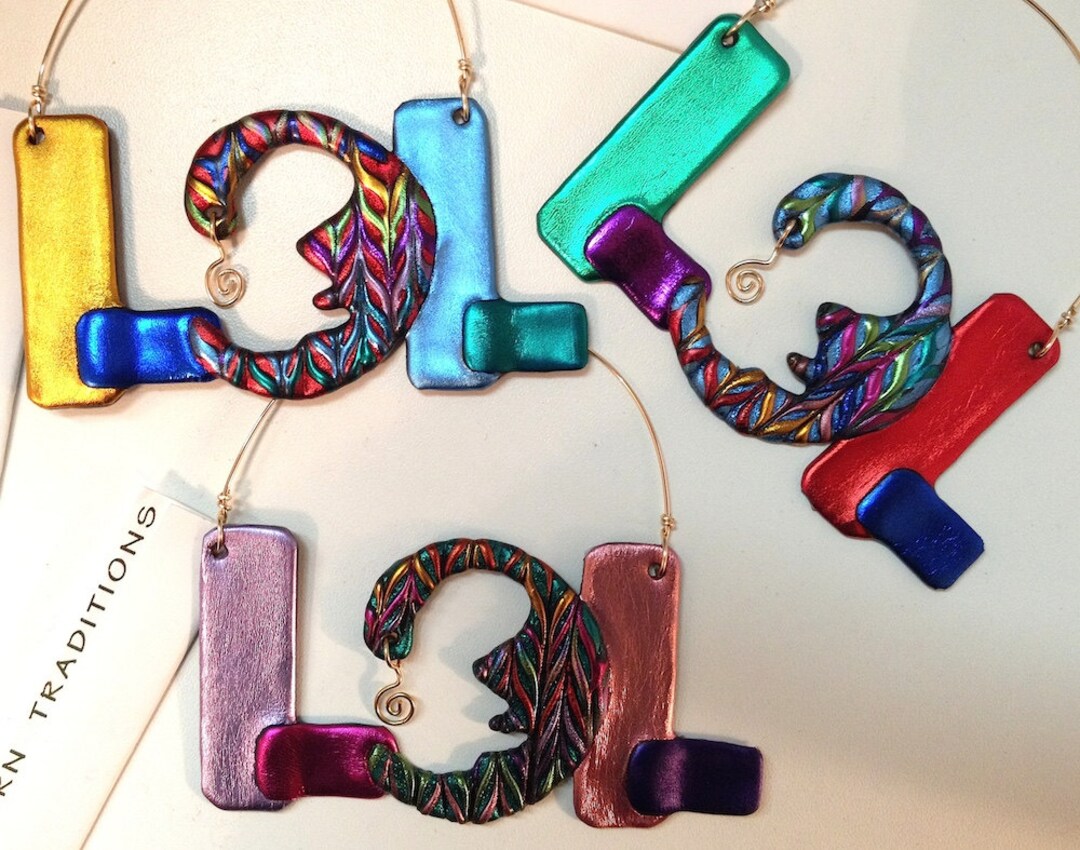LOL Ornament Christmas Ornament Word Ornament Christmas Etsy