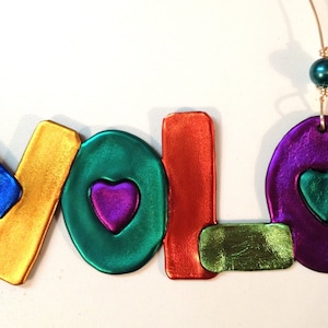 YOLO Ornament, You only live once, Fun Ornaments, Christmas Ornament, Word Ornament, Handmade Ornaments