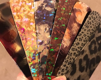 NEW! CMA© GOLD Pattern 7 piece Pack, Custom Metallic Acrylic (Friendly Plastic™) Designer Modeling Sticks in 150 beautiful colors