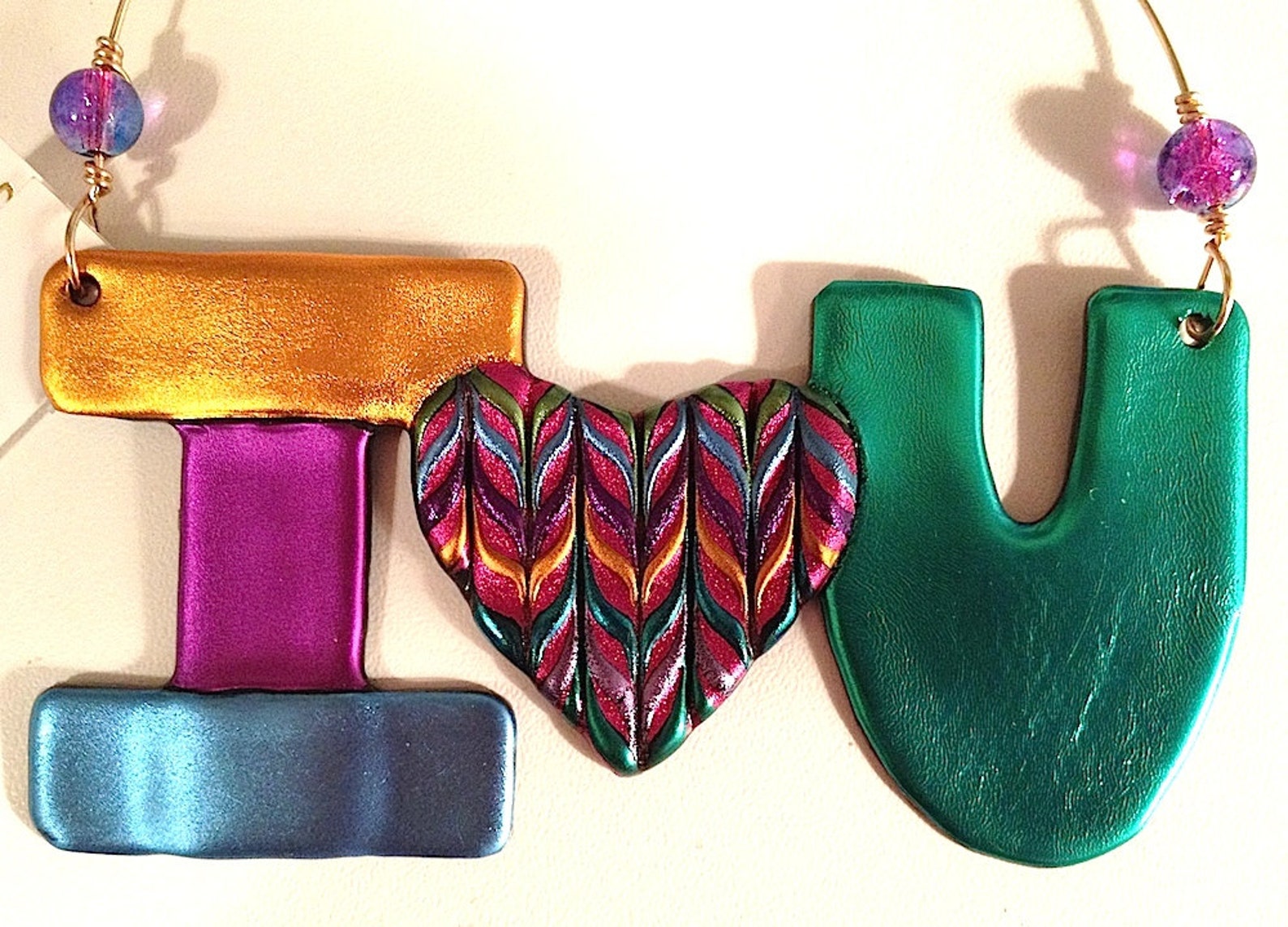 I LOVE YOU Ornament, Christmas Ornament, Heart, Valentines Day, Love ...