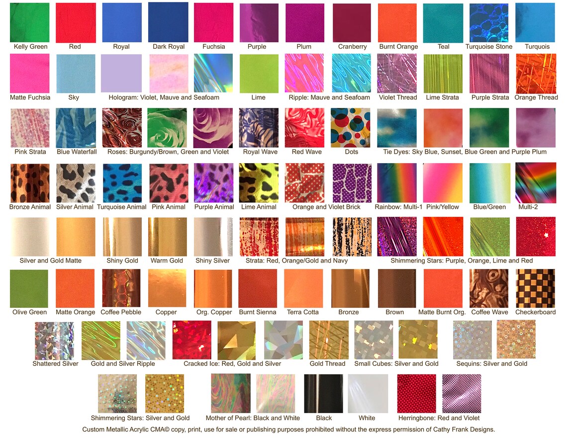 CMA© 10 Stick Pack Select ONE Color for 10 Pieces or TWO Colors for 5 ...