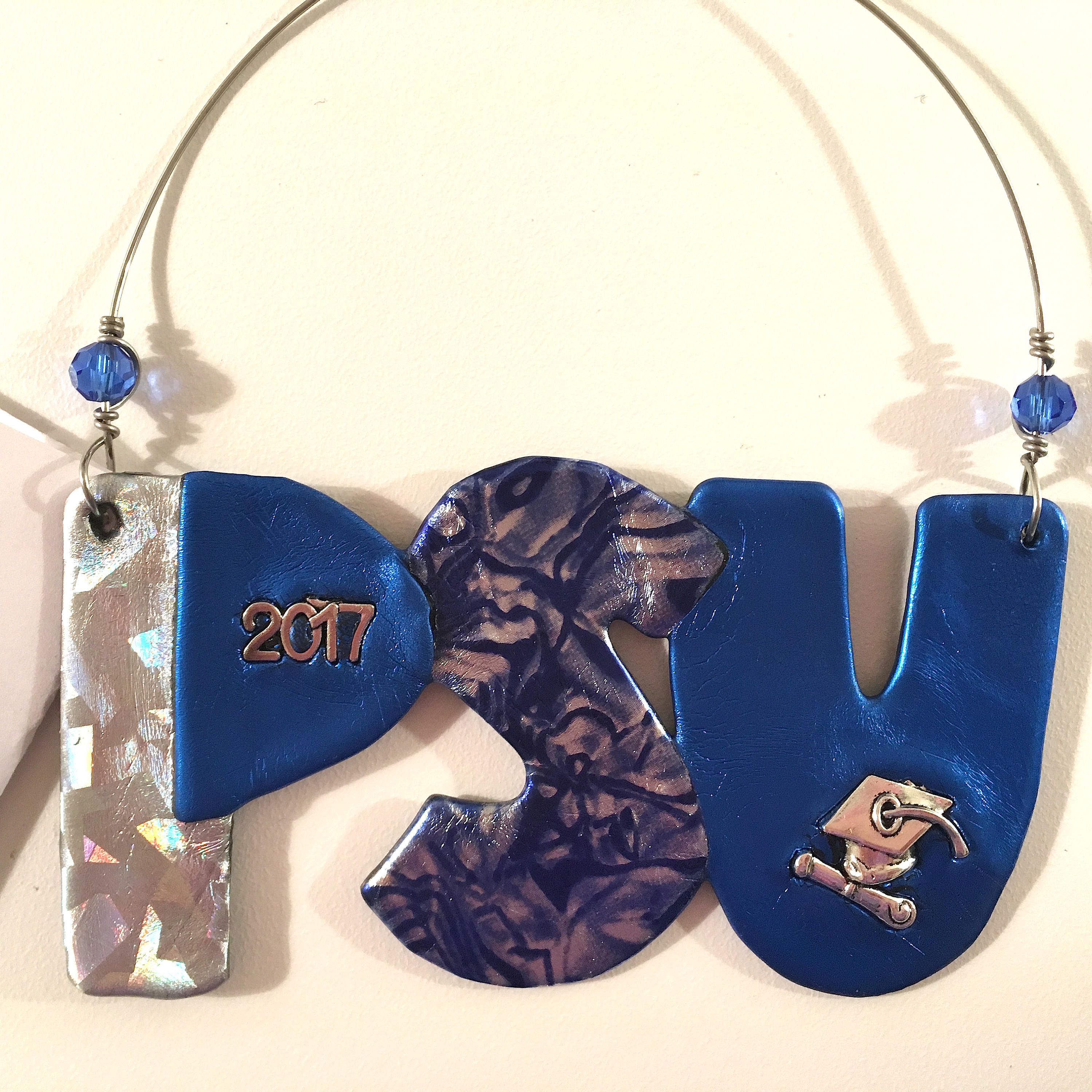PSU Graduation Ornament Silver Mortar Cap With Year Charm Etsy