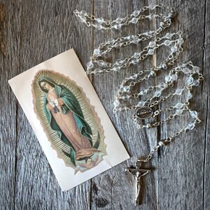 Sterling Silver - Handmade Quartz Rosary