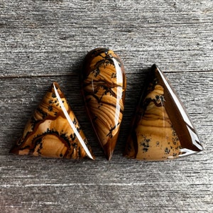 Loose Stones (Choose one): Royal Sahara Jasper  (Custom settings also available, read description below for more information)