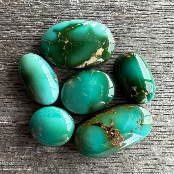 Loose Stones (Choose one): Royston Turquoise (Custom settings also available, read description below for more information)