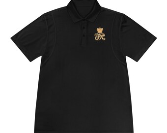 Queen Victoria Cypher Men's Sport Polo Shirt, VR Coronation Wear