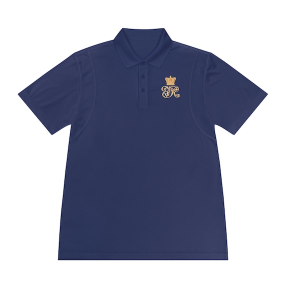 Queen Victoria Cypher Men's Sport Polo Shirt, VR Coronation Wear